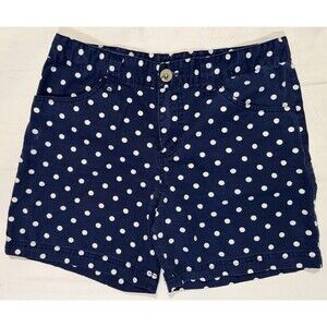 Vintage Y2K Cherokee (Fits As) Sz Medium (XL Tag) Chino Shorts Blue Polka Dot EC